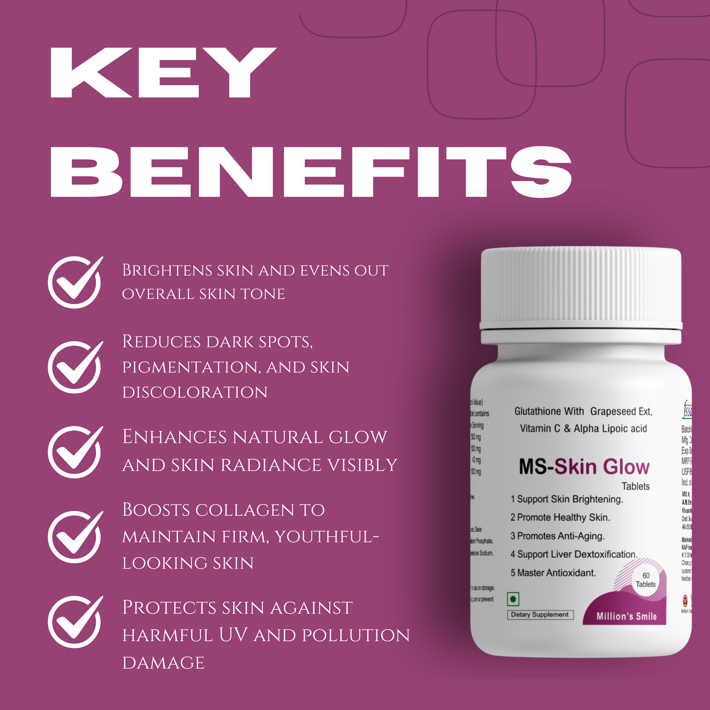 MS-Skin Glow Tablets - 30tabs.