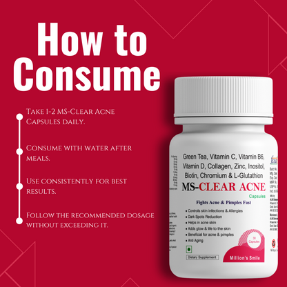 MS-Clear Acne Capsules - 30caps.