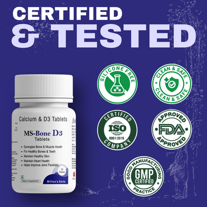 MS-Bone D3 Tablets - 30tabs.
