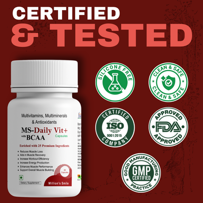 MS-Daily Vit+ with BCAA Capsules - 30caps.
