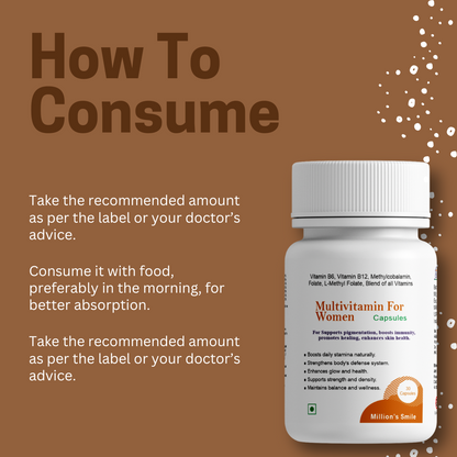 MS - Multivitamin for Women Capsules - 30Caps.