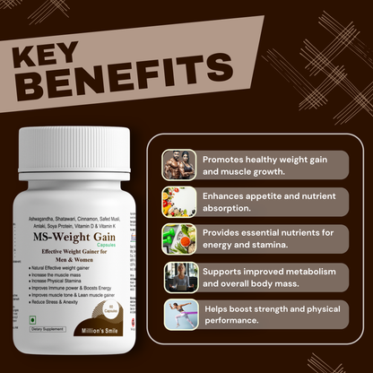 MS-Weight Gain Capsules - 60caps.