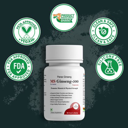 MS Ginseng-500 Capsules - 30caps.