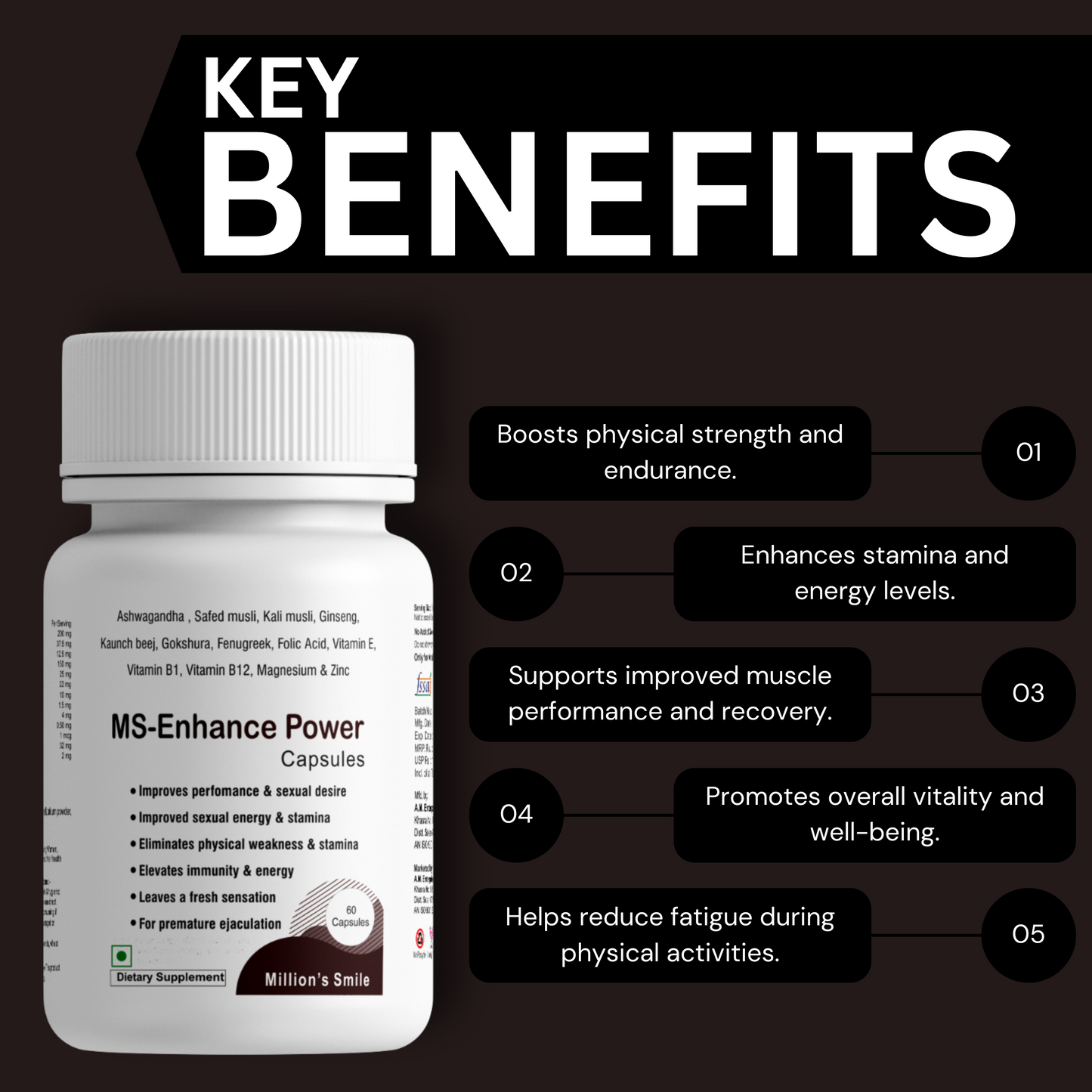 MS-Enhance Power Capsules - 60caps.