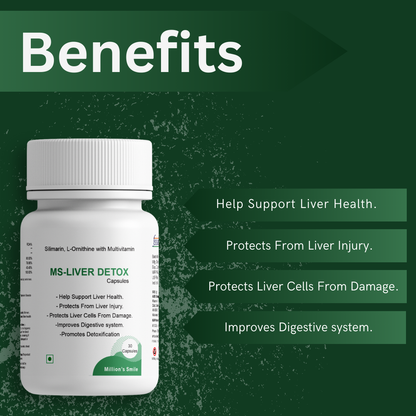 MS - Liver Detox Capsules - 30 Caps.
